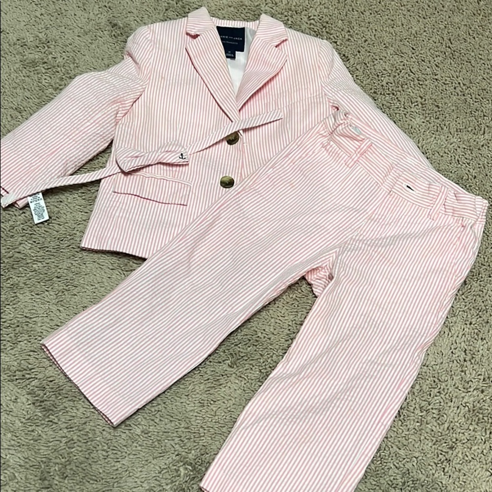 Janie & Jack toddler boy suit set